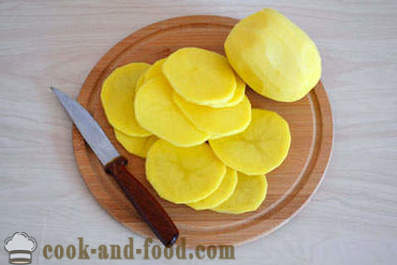 Aardappel ovenschotel met champignons en kaas