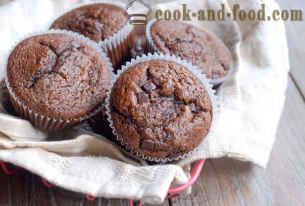Chocolate muffins - een stap voor stap recept