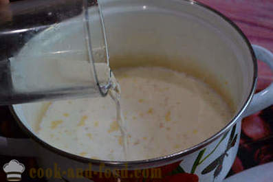Hoe om te bakken in de oven in een pompoen pap - een stap voor stap recept