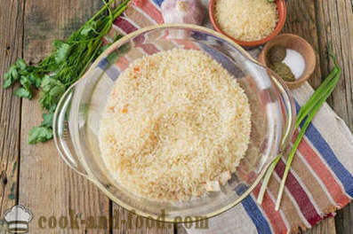 Plantaardige braadpan met rijst en kip