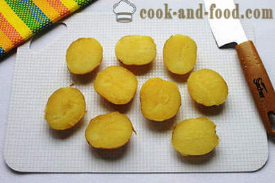 Gekookte gebakken aardappelen