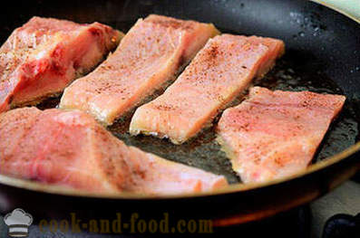 Vis gebakken met groenten in de oven