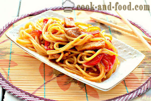 Spaghetti met vlees - Hoe pasta met vlees koken