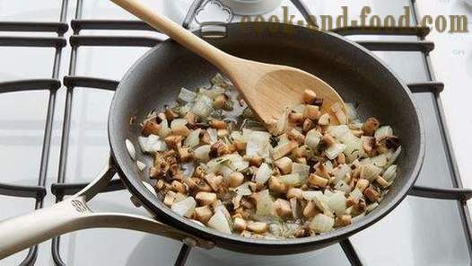 Gevulde kipfilet met champignons omwikkeld met spek