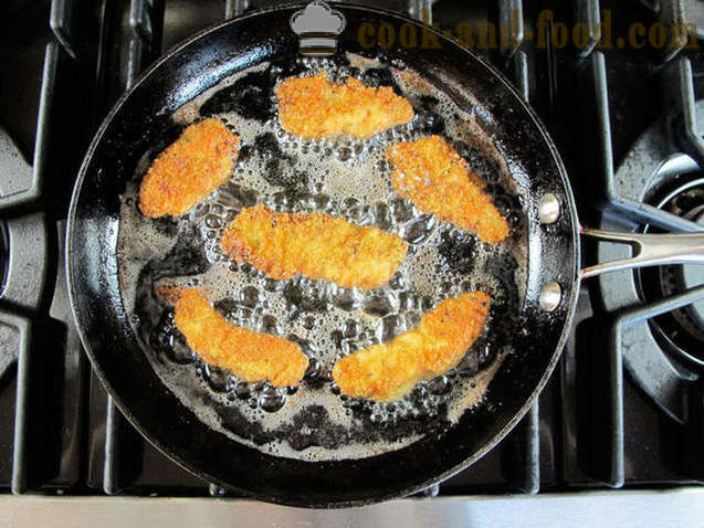 Crispy chicken nuggets - recept met foto's