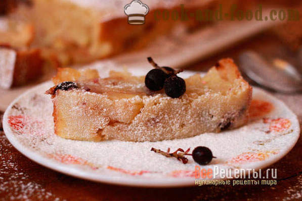 Sweet griesmeel cake - het recept met een foto