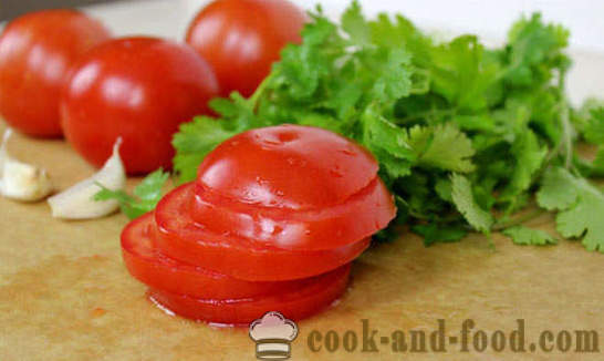Spicy voorgerecht van tomaten