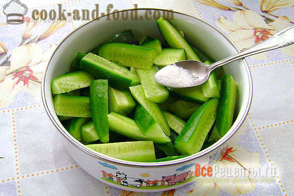 Hoe komkommers koken Koreaans-stap recept