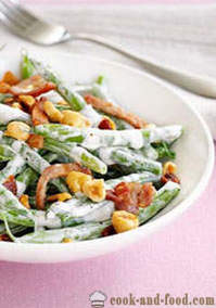 Salade met groene bonen