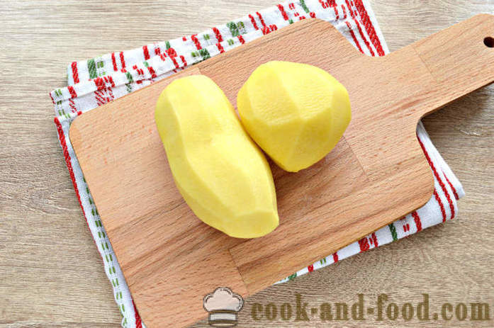 Gebakken aardappelen met kaas - hoe om heerlijke aardappelen te bereiden met kaas, een stap voor stap recept foto's