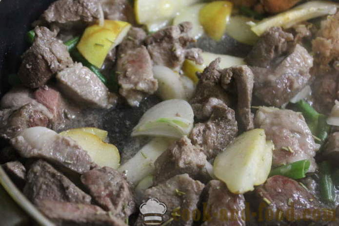 Gebraden varkensvlees met rozemarijn en peer - hoe je een heerlijke stoofpot van varkensvlees te koken, stap voor stap met foto's RECEP