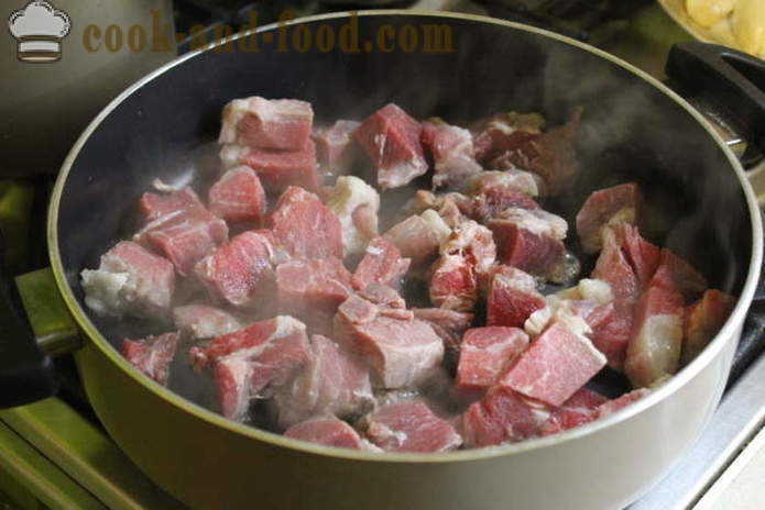 Gebraden varkensvlees met rozemarijn en peer - hoe je een heerlijke stoofpot van varkensvlees te koken, stap voor stap met foto's RECEP