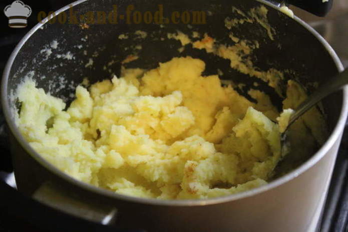 Engels aardappel taart met vlees en champignons - hoe je een stoofschotel van aardappelen en vlees te koken, met een stap voor stap recept foto's