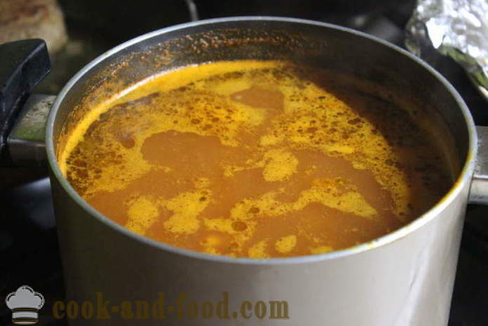 Aardappelsoep met gehaktballen en tomatenpuree - hoe tomatensoep met balletjes koken, met een stap voor stap recept foto's