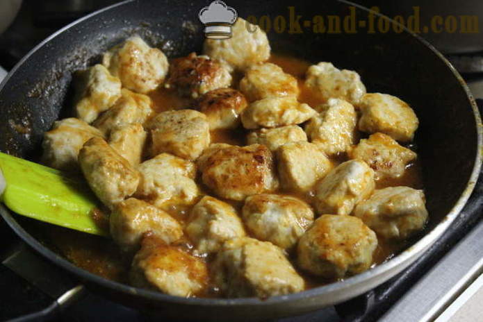 Mitboly Chicken - hoe gehaktballetjes koken in saus, stap voor stap foto-recept saus mitbolov