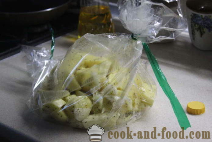 Gebakken aardappelen met honing en mosterd in de oven - zo heerlijk om de aardappelen koken in het gat, stap voor stap recept met phot