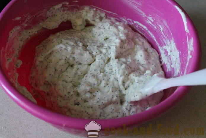 Gebakken kaas met zetmeel, maanzaad en veenbessen - hoe kwark braadpan te maken in de oven op eiwitten, een stap voor stap recept foto's