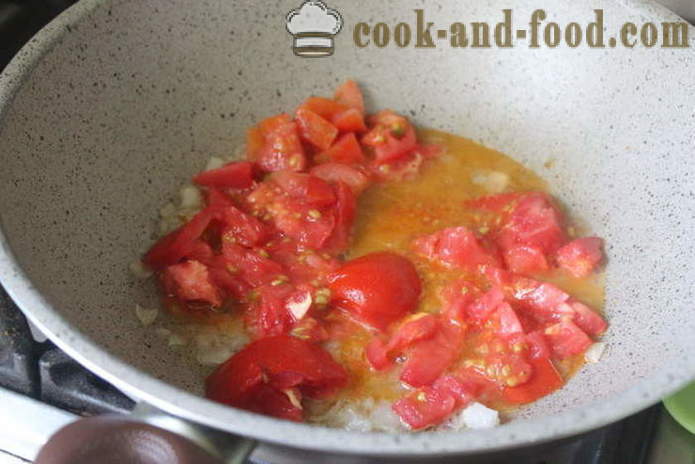 Italiaanse pasta met tomaat en vis - hoe om te koken pasta met vis en tomaten, een stap voor stap recept foto's