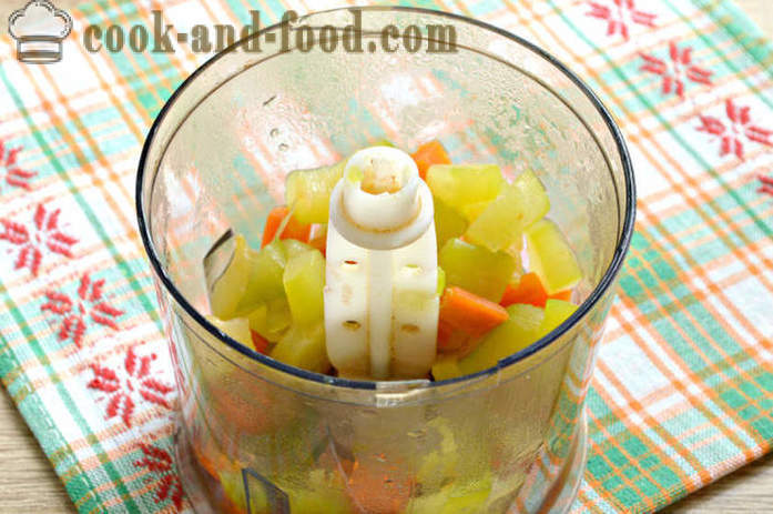 Beste Pompoenpuree van de voeding - hoe je groente puree voor baby's, een stap voor stap recept foto's maken
