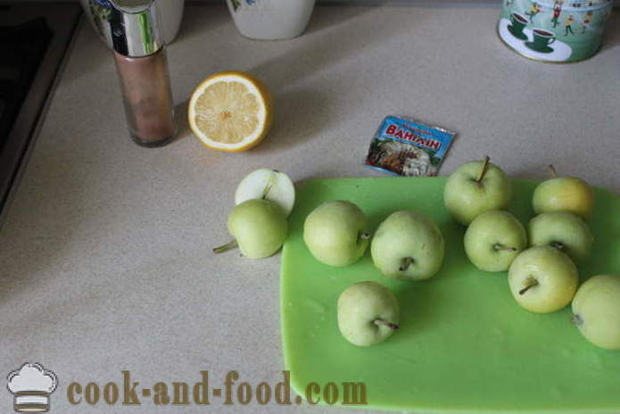 Apple compote met citroen verse appels - hoe apple compote van verse appels, een stap voor stap recept foto's te koken