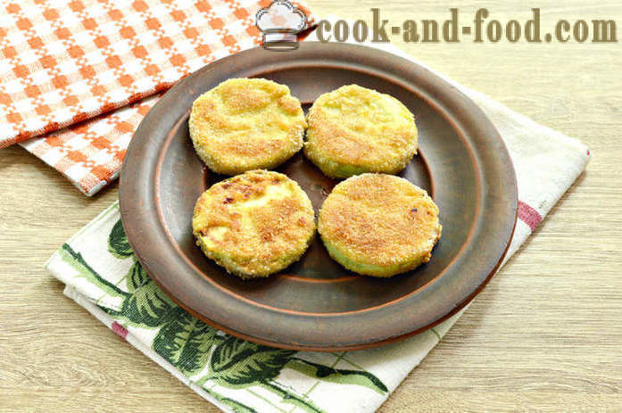 Gebakken courgette in de pan - hoe heerlijke gebakken courgette, een stap voor stap recept foto's te koken