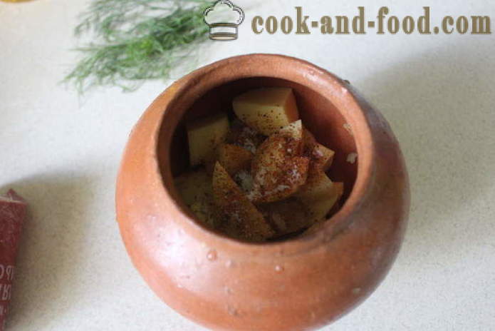 Aardappelen in de pot in de oven - zo lekker gebakken aardappelen in de pot, met een stap voor stap recept foto's