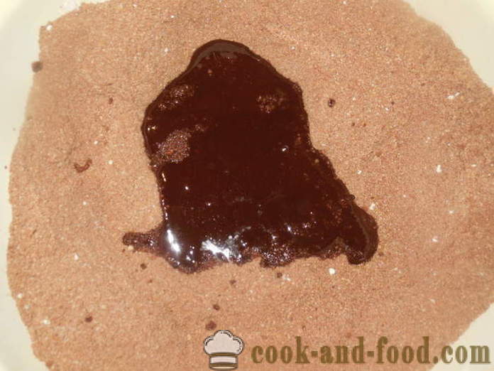 Zelfgemaakte chocolade cake met gecondenseerde melk aardappelen - hoe je een taart aardappelen, stap voor stap recept foto's te koken