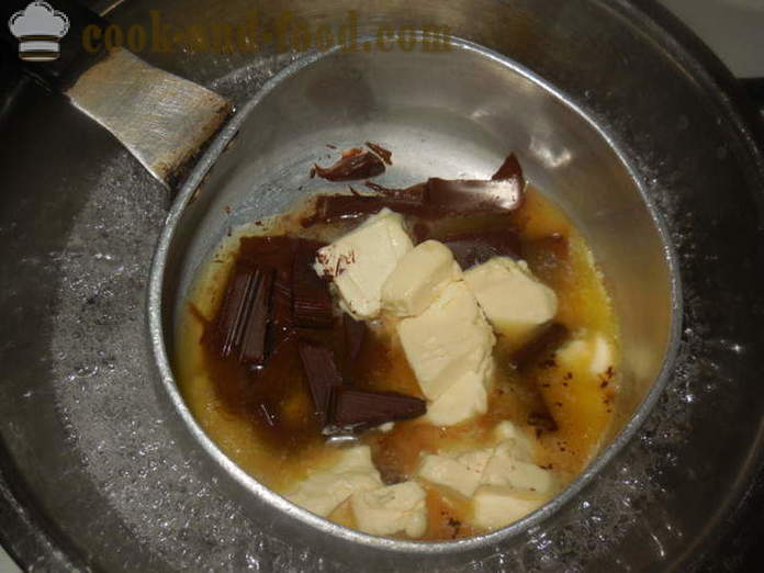 Zelfgemaakte chocolade cake met gecondenseerde melk aardappelen - hoe je een taart aardappelen, stap voor stap recept foto's te koken