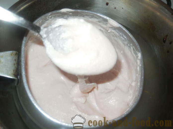 Marshmallow glazuur zonder eieren en gelatine - hoe u de kers op de taart koken is niet afbrokkelen, stap voor stap recept foto's