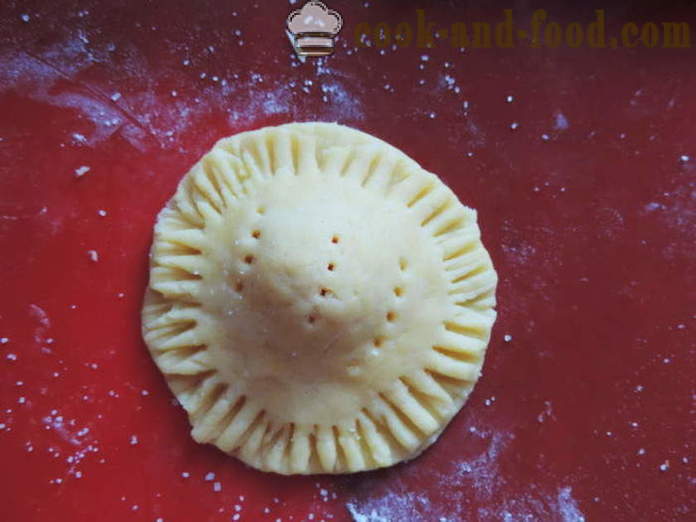 Shortbread koekjes met aardbeien in de oven - hoe shortbread gevuld met aardbeien, een stap voor stap recept foto's te bakken