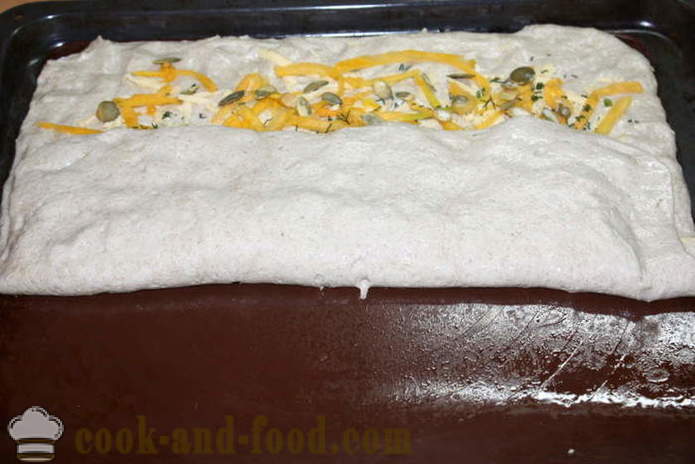 Volkoren brood met zonnebloempitten van een pompoen - hoe je brood uit volkoren meel te maken in de oven, met een stap voor stap recept foto's