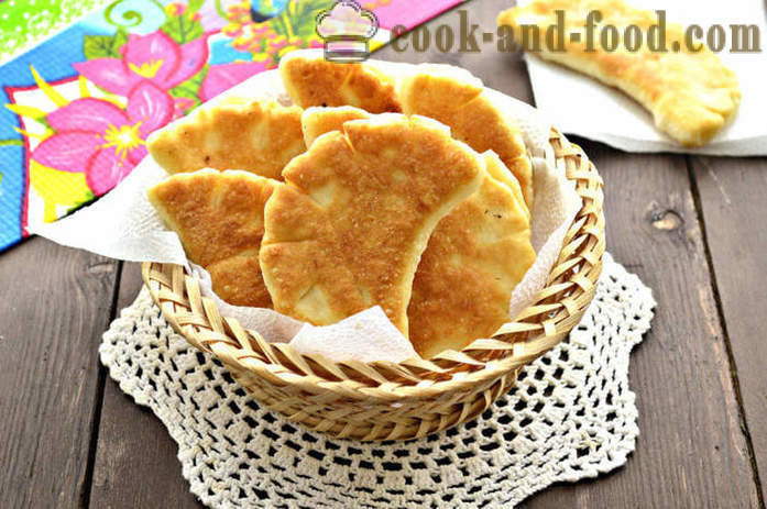 Gebakken broodjes in de pan - hoe zoete broodjes bakken in de pan, een stap voor stap recept foto's