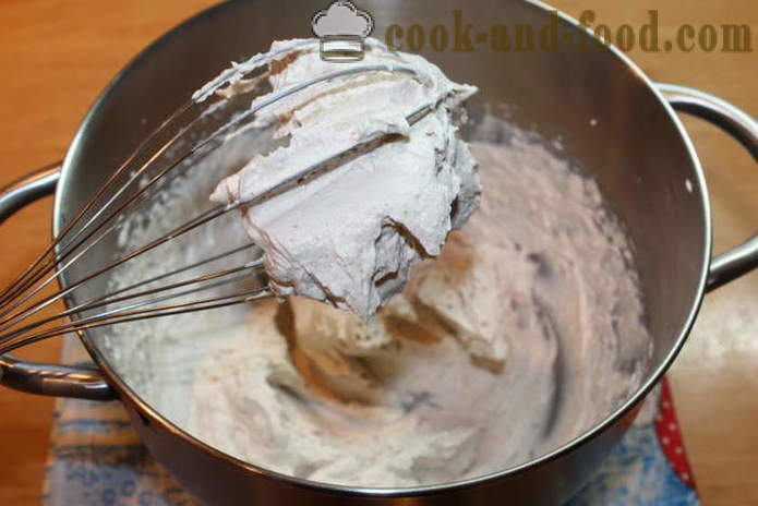 Curd crème tiramisu zonder eieren - hoe tiramisu crème taart, een stap voor stap recept foto's maken