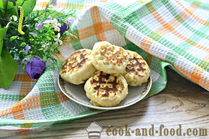 Eenvoudige koekjes opgeklopte in een koekenpan - bak zoals koekjes in de pan, een stap voor stap recept foto's