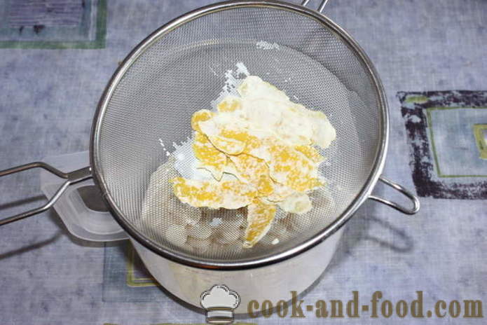 Almond Franse broodjes pasta - hoe je een taart van pasta thuis, stap te zetten voor stap recept foto's