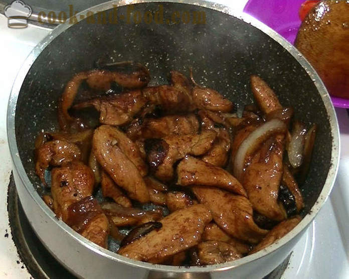 Kipfilet in Chinese sojasaus - hoe om te koken kip in een Chinese saus, een stap voor stap recept foto's
