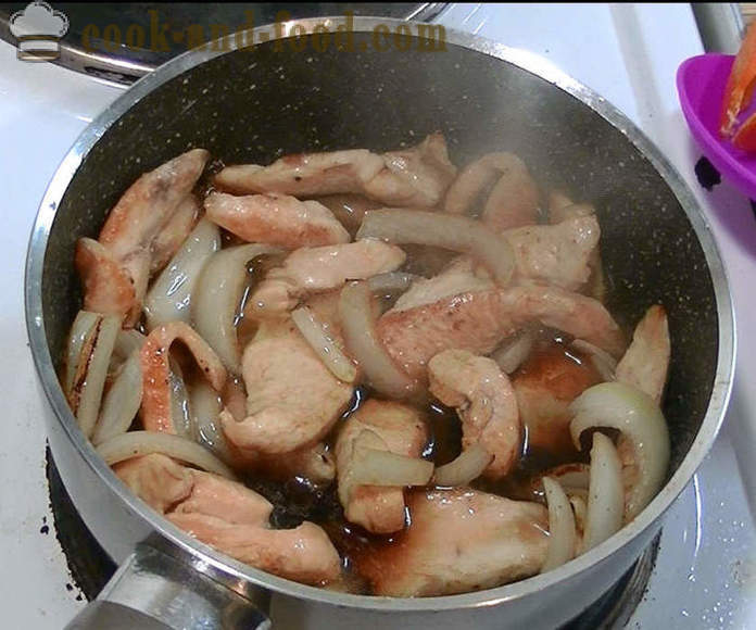 Kipfilet in Chinese sojasaus - hoe om te koken kip in een Chinese saus, een stap voor stap recept foto's