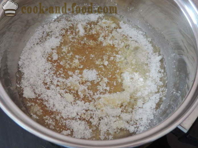 Caramel ijs van de melk zonder eieren - hoe je zelfgemaakt ijs zonder eieren te bereiden, stap voor stap recept foto's