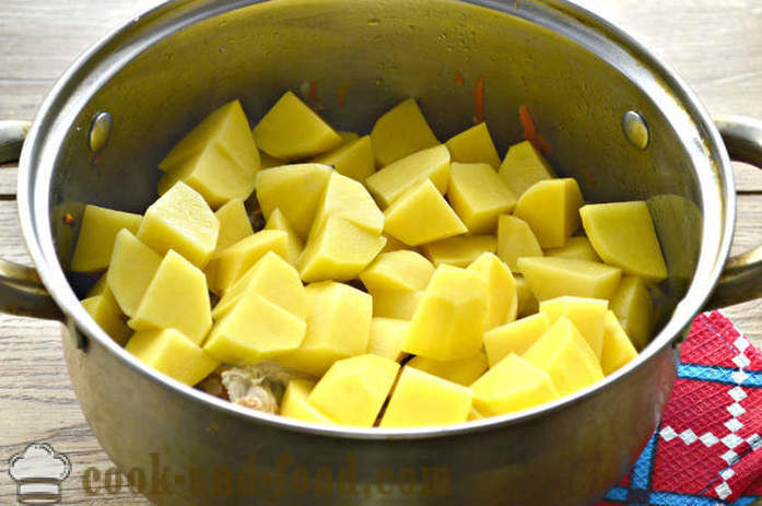 Gebakken aardappelen met kip - hoe je een heerlijke stoofpot van aardappelen koken met kip, een stap voor stap recept foto's
