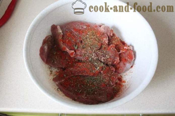 Biefstuk in een koekenpan - hoe biefstuk, een stap voor stap recept foto's roosteren