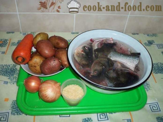 Heerlijke soep van de karper - hoe soep van de karper te koken, met een stap voor stap recept foto's