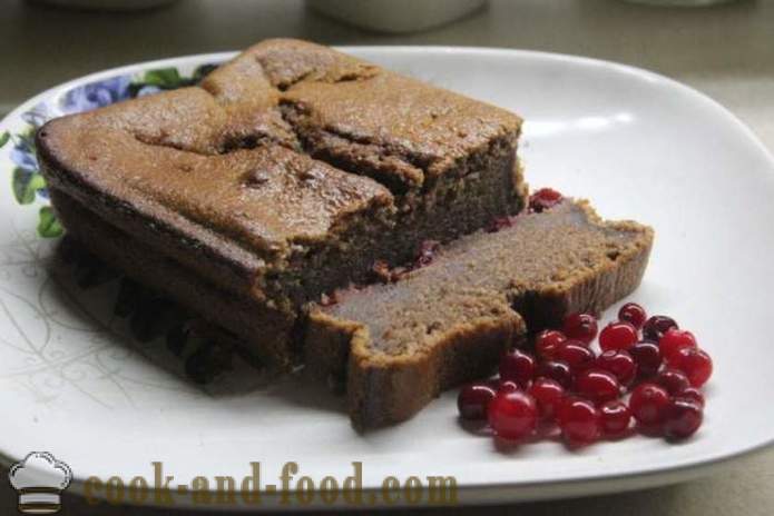 Cranberry muffins met chocolade op kefir - hoe je taarten met chocolade en veenbessen te koken, met stap voor stap recept foto's