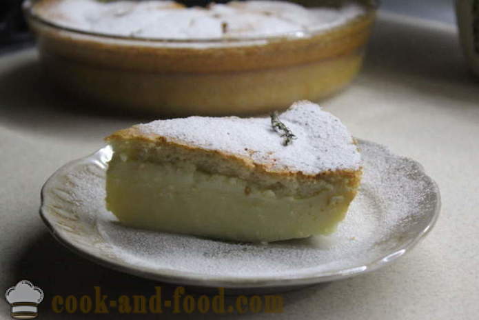 Clever Pie Cake - hoe je een taart in de oven te bakken voor een intelligent, stap voor stap recept foto's