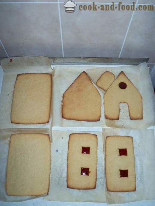 Gingerbread House - geleidelijk masterclass, hoe je een peperkoek huis thuis, stap voor stap recept foto's te bakken