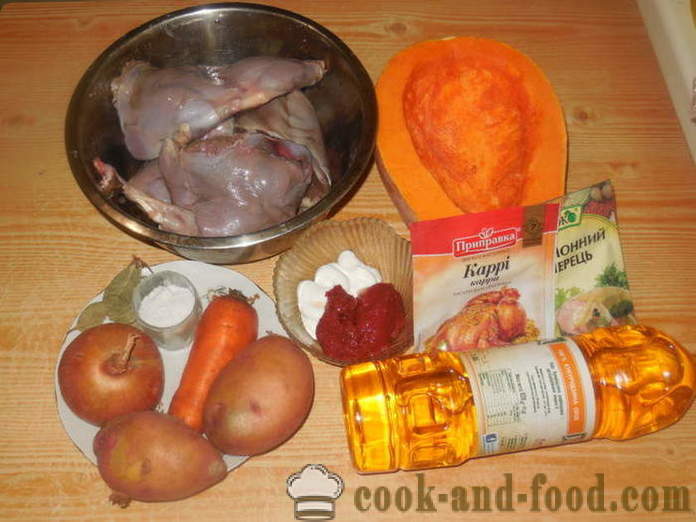 De bereiding van wild konijn in de oven - hoe heerlijke wilde haas koken thuis, stap voor stap recept foto's