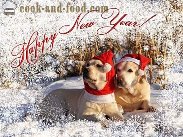 De beste virtuele postkaarten voor het nieuwe jaar 2018 - Jaar van de Hond