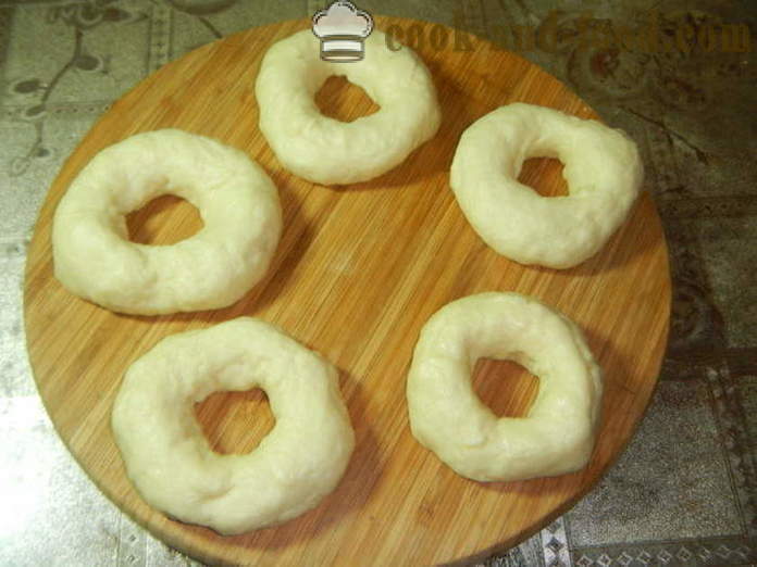 Gist donuts op kefir - hoe donuts te koken van gistdeeg, een stap voor stap recept foto's
