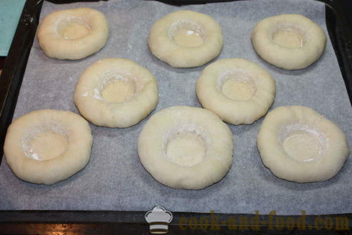 Heerlijke cheesecake met kwark gemaakt van deeg - hoe je een cheesecake met roomkaas in de oven te bakken, met een stap voor stap recept foto's