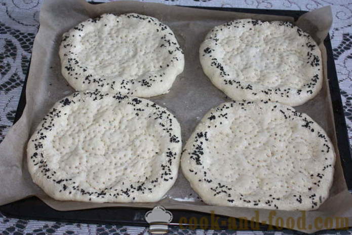 Gist cake in de oven patyr - hoe Oezbeekse brood koken thuis, stap voor stap recept foto's