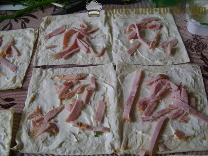 Pita brood gevuld met een koekenpan - hoe pita gevuld met gebakken in een pan te maken, met een stap voor stap recept foto's